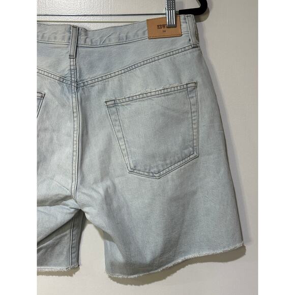 Edwin Cai Short 7" Inseam Daydream Plus Size 32 NWT Side Slits Anthropologie - Picture 9 of 11
